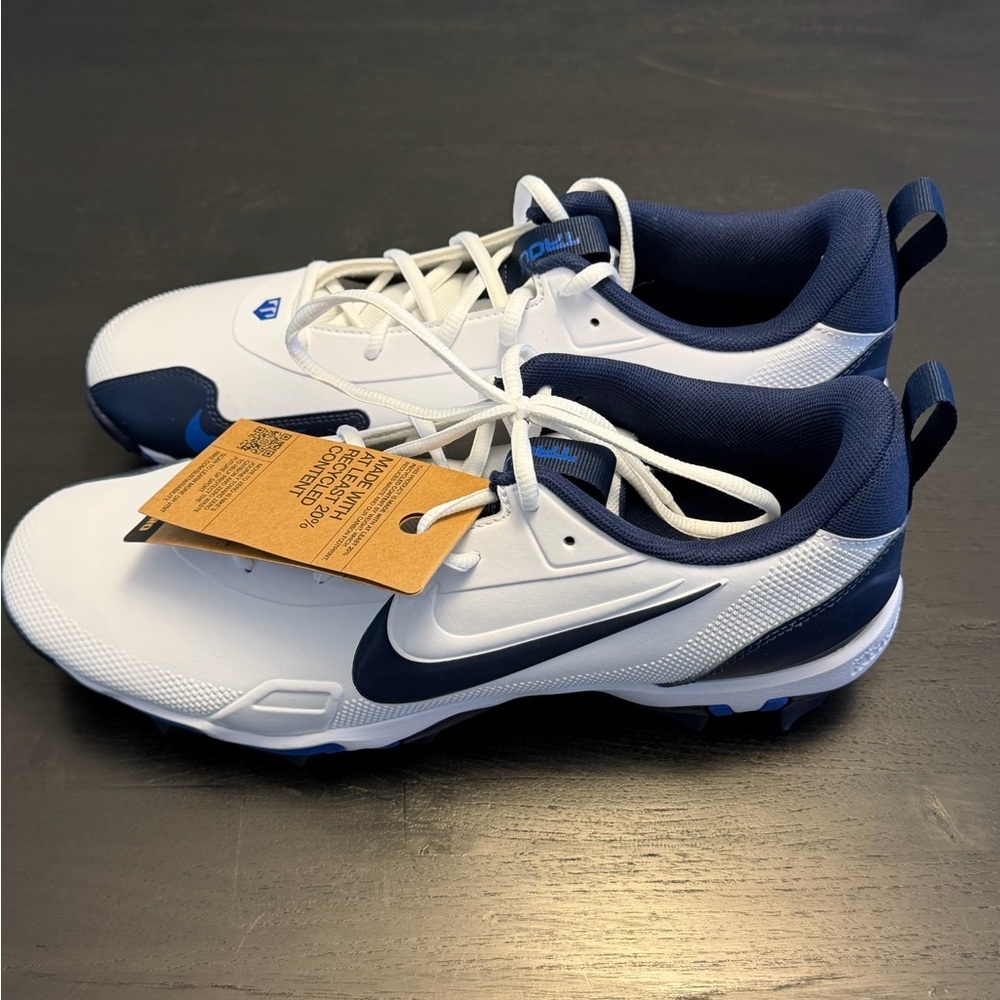 Nike Force Trout 9 - White & Midnight Navy: Men Size 10 Brand new - box no lid - Picture 5 of 9